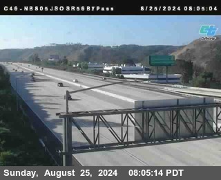 NB 805 at NB 805/5 Merge