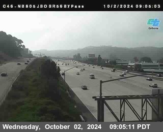 NB 805 at NB 805/5 Merge