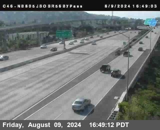 NB 805 at NB 805/5 Merge