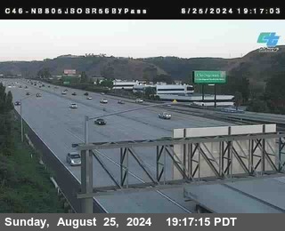 NB 805 at NB 805/5 Merge