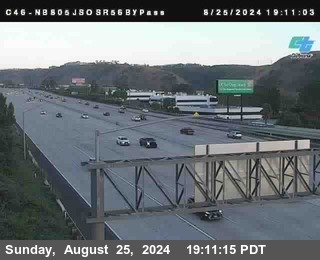 NB 805 at NB 805/5 Merge