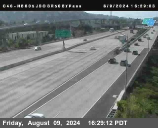 NB 805 at NB 805/5 Merge