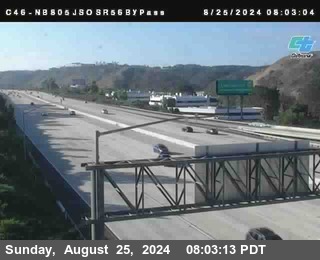 NB 805 at NB 805/5 Merge