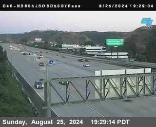 NB 805 at NB 805/5 Merge