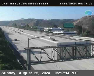 NB 805 at NB 805/5 Merge