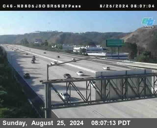 NB 805 at NB 805/5 Merge