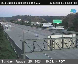 NB 805 at NB 805/5 Merge