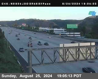 NB 805 at NB 805/5 Merge