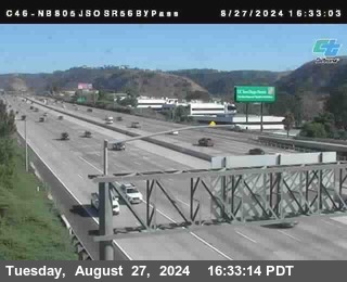 NB 805 at NB 805/5 Merge