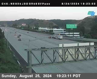 NB 805 at NB 805/5 Merge