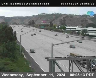 NB 805 at NB 805/5 Merge