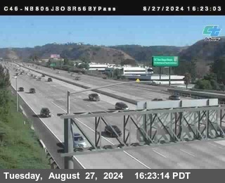 NB 805 at NB 805/5 Merge