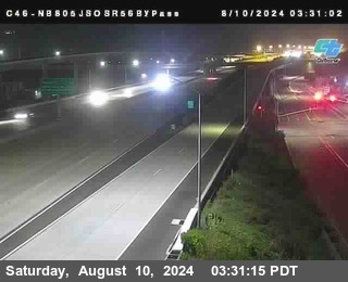 NB 805 at NB 805/5 Merge