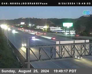 NB 805 at NB 805/5 Merge