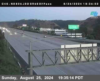 NB 805 at NB 805/5 Merge