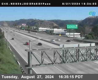 NB 805 at NB 805/5 Merge