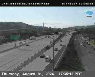 NB 805 at NB 805/5 Merge