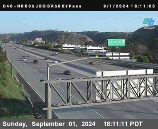 NB 805 at NB 805/5 Merge