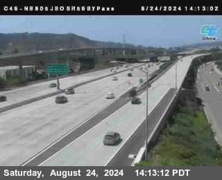 NB 805 at NB 805/5 Merge