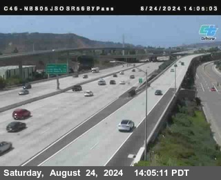 NB 805 at NB 805/5 Merge