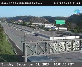 NB 805 at NB 805/5 Merge