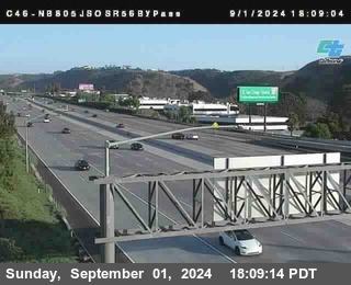 NB 805 at NB 805/5 Merge