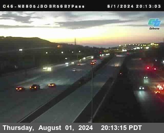 NB 805 at NB 805/5 Merge