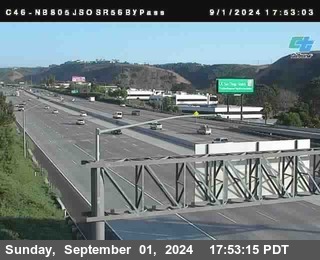 NB 805 at NB 805/5 Merge