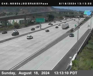 NB 805 at NB 805/5 Merge