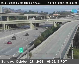 NB 805 at NB 805/5 Merge