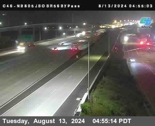 NB 805 at NB 805/5 Merge