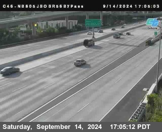 NB 805 at NB 805/5 Merge