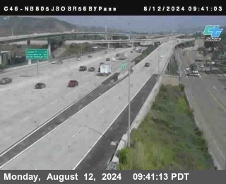 NB 805 at NB 805/5 Merge