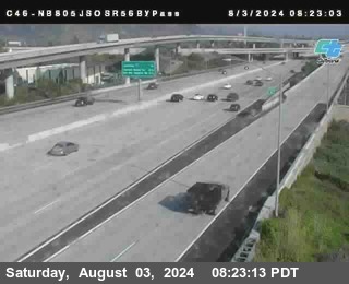 NB 805 at NB 805/5 Merge