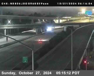 NB 805 at NB 805/5 Merge