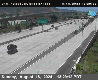 NB 805 at NB 805/5 Merge