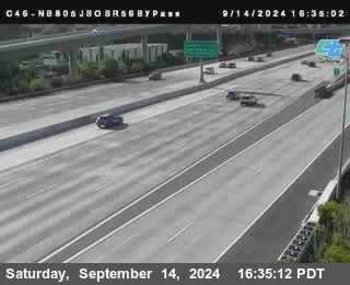 NB 805 at NB 805/5 Merge