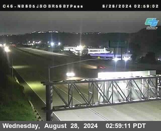 NB 805 at NB 805/5 Merge