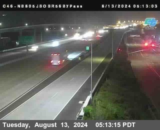 NB 805 at NB 805/5 Merge