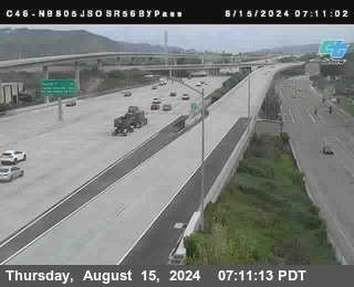 NB 805 at NB 805/5 Merge