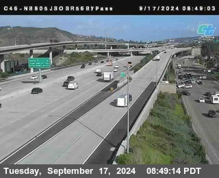 NB 805 at NB 805/5 Merge