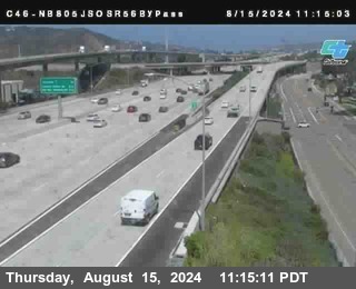 NB 805 at NB 805/5 Merge