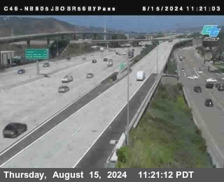 NB 805 at NB 805/5 Merge