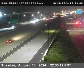 NB 805 at NB 805/5 Merge