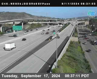 NB 805 at NB 805/5 Merge