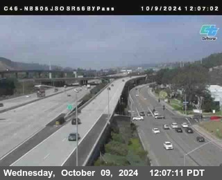 NB 805 at NB 805/5 Merge