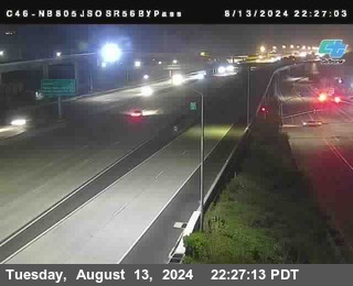 NB 805 at NB 805/5 Merge