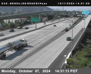 NB 805 at NB 805/5 Merge