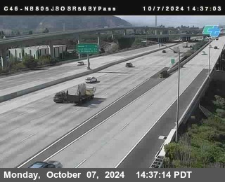 NB 805 at NB 805/5 Merge