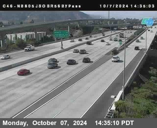 NB 805 at NB 805/5 Merge